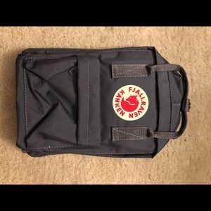 Kanken mini grey backpack